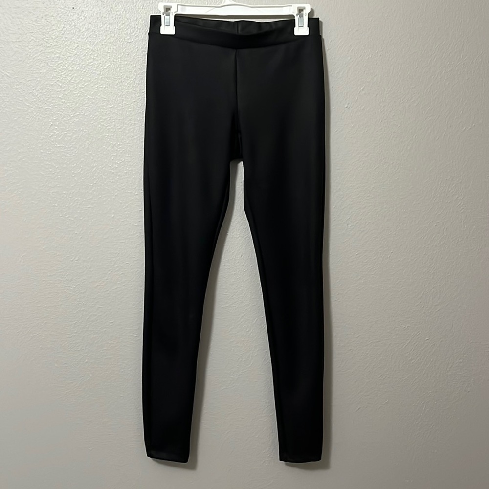 Faux leather leggings